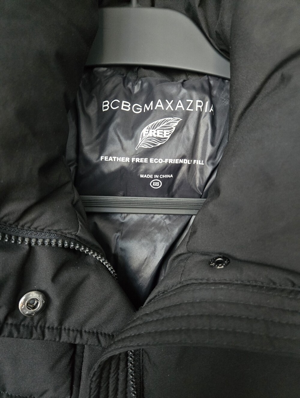 BCBGMAXAZRIA Black Puffer Jacket - Picture 5 of 12